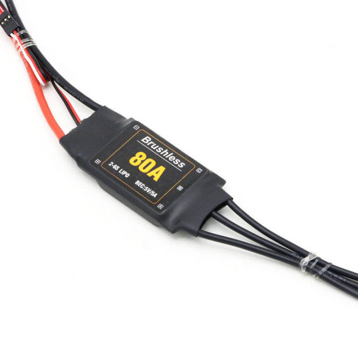 mitoot-80a-ไร้แปรงตัวควบคุมความเร็ว-esc-2-6s-พร้อม5v-5a-ubec-สำหรับ-rc-บังคับวิทยุ-fpv-เครื่องบินเฮลิคอปเตอร์