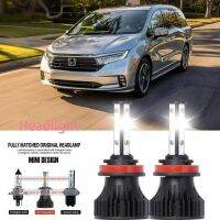 ไฟหน้ารถยนต์ LED 40w 6000k สีขาว สําหรับ Honda Odyssey 2011-2020