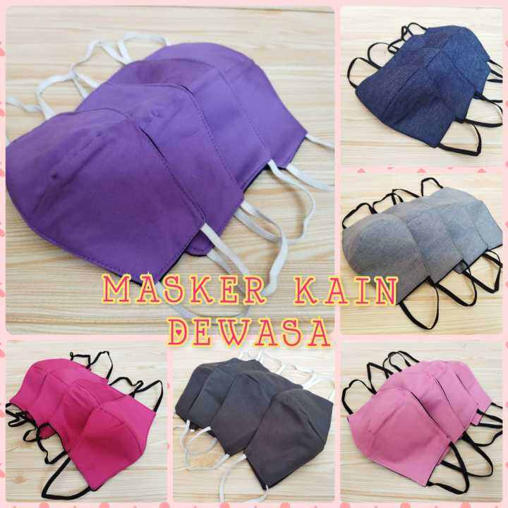 Masker Kain Dewasa Lapis Lazada Indonesia