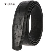 ZLRPH new Luxury nd Belts for Men High Quality Male Strap Genuine Leather Waistband Head layer cowhide Stone grain