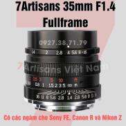 Trả góp 0%Ống kính 7Artisans 35mm F1.4 cho Sony FullFrame, Canon RF và