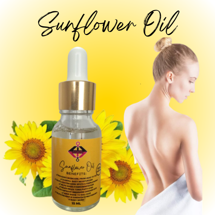 🌻Sunflower Oil Strengthens the skin barrier as it contains linoleic