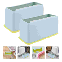 Cat Litter Storage Scoop อุปกรณ์เสริมในครัวเรือน Scooper Stand พลาสติกทนต่อการสึกหรอ