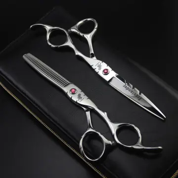 TITAN professional hairdresser scissors barber scissors hairdressing hair  cutting thinning set of 5.5 6.0inch japan440c