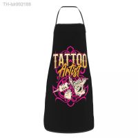 卐 Custom Bib Tattoo Artist Tattooists Apron Men Women Unisex Adult Chef Cooking Kitchen Funny Tablier Cuisine Gardening