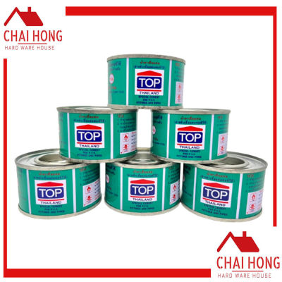 กาวทาท่อ TOP ราคาต่อ1กระป๋อง น้ำยาเชื่อมท่อPVC 100 กรัม น้ำยาประสานท่อ กาวpvc กาว