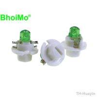 【hot】▫✢  BhoiMo 10PCS B8.4 car cob Dash Board Bulb B8.4D BX8.4D Instrument Panel 12V indicator Lamp white blue green