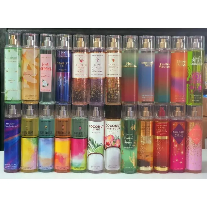 Bath and Body Works Fine Fragrance Mist Limited Edition Scents Lazada PH