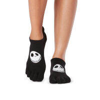 ToeSox โทซอคส์ ถุงเท้ากันลื่นแยกนิ้วโลวไรซ์ รุ่น Low Rise ปิดนิ้วเท้า ลาย Disney