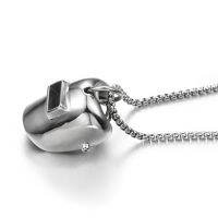 Roll Welders Pendant Necklace Stainless Steel Jewelry Silver Box Chain Hip Hop Rock Punk Cool Style for Men