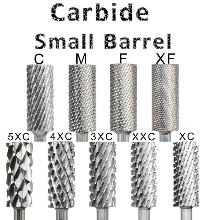 nailtools-5-35-small-barrel-silver-tungsten-steel-carbide-nail-drill-bits-milling-cutter-german-accessories