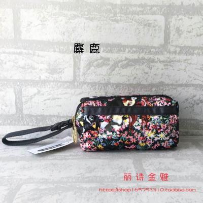 กวาดล้าง ~ Li Shi Bao ซิปคู่กระเป๋าเชือกมือกระเป๋ากระเป๋าเครื่องสำอางกระเป๋าโทรศัพท์มือถือรุ่น8160พลัส
