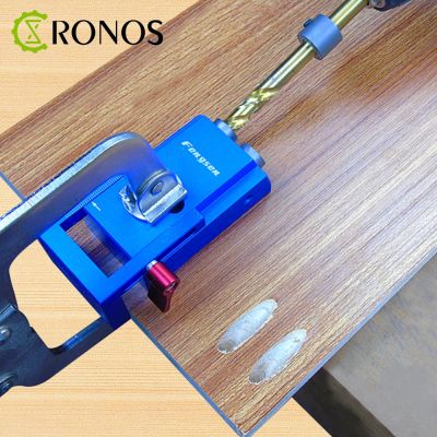 New XK-1 woodworking 9.5MM hole puncher slant hole locator woodworking + Step Drill Bit &amp; Accessories Wood Work Tool Set