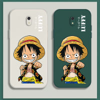 เคสโทรศัพท์ เคส Redmi 8A 8 Case เคสซิลิโคนเหลวการ์ตูน Luffy การ์ตูน Luffys Flocking ฝาครอบโทรศัพท์ป้องกัน