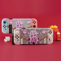 น่ารัก G Ril ฮาร์ดกรณีใส D Ock ป้องกันคริสตัลเชลล์สำหรับ Nintendo สวิทช์ Oled NS Joy-Con TPU Soft เต็มฝาครอบป้องกัน