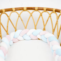 Kangobaby #My Soft Life# Full Size Collision Avoidance Baby Bumper Crib Protector Handmade id Knot Pillow