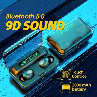 Waterproof Blutooth Earphone Wireless Bluetooth Headphones Blutooth 2200mAh Ear Buds Headset for Phone Handsfree Sale