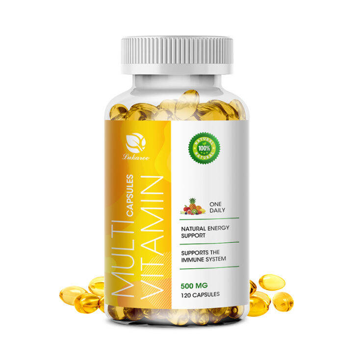 Multivitamin Capsules with 23 Mitamins and Minerals for Energy & Immune
