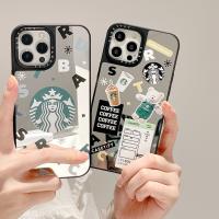 【bear Coffee】เคสโทรศัพท์มือถือ tpu กันกระแทก พร้อมกระจกแต่งหน้า สําหรับ  14 Pro Max 13 12 Pro Max 11Pro XR XR XS Max 6 7 8 plus SE 2020 13 12 14 plus