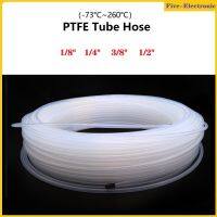 ท่อ PTFE Tube  F46 ฉนวนเส้นเลือดฝอย 1/8 "1/4" 3/8 "1/2" ความร้อนป้องกันส่งท่อท่อแข็งอุณหภูมิความต้านทานการกัดกร่อน600V-1/3เมตร