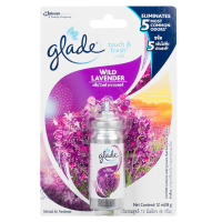 SuperSale63 12 มล. เกลด Glade ผลิตภัณฑ์ปรับอากาศ ดูแลกลิ่นให้หอมในสภาพแวดล้อม เกลดทัชแอนด์เฟรชลาเวนเดอร์รีฟิล 12 มล.