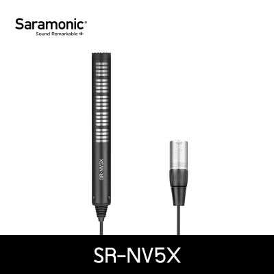 Saramonic ไมโครโฟน Shotgun SR-NV5X หัว XLR แบบ 3-pin เป็นสายจากท้ายไมค์ ไมโครโฟนคอนเดนเซอร์ Cardioid