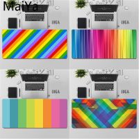 Rainbow Colors Unique Desktop Pad Game Mousepad Free Shipping Large Mouse Pad Keyboards Mat