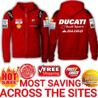 !!! เสื้อแจ็กเก็ตแขนยาว มีฮู้ด แต่งซิป ลายโลโก้ MIX Super PREMIUM: Moto GP 2020 Ducati Racing Team สําหรับผู้ชาย ผู้ใหญ่