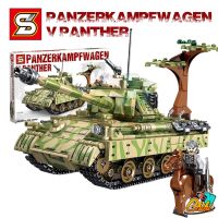 ตัวต่อ รถถัง PANZERKAMPFWAGEN V PANTHER SY0108 จำนวน 858 ชิ้น