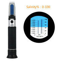 Hot แบบพกพามือถือ Salinometer 0-10โซเดียมคลอไรด์ความเข้มข้น Refractometer Sea Gravity Meter น้ำทะเล Aquarium Aquarium