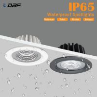 ZZOOI IP65 Waterproof Downlight Modern LED Recessed Downlight 5W 7W 12W 15W Bathroom Anti-fog Anti-Insect Light AC85-265V For hallway