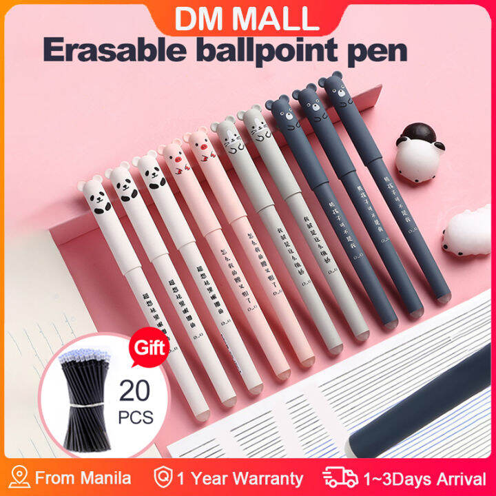 DM Cartoon Erasable Pen Needle Hot Rubbishable Magic Erasable Pen