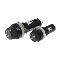 【YF】 5PCS 5x20mm 6x30mm glass fuse holders 5x20 6x30 insurance tube socket holder for Panel Mount Fuse Holder