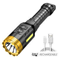 Torch outdoor led multi-function cob sidelight charging household portable mini power torchCHN-Q