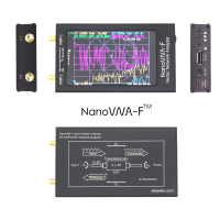 NanoVNA NanoVNA-F VNA HF VHF UHF Vector Network Antenna Analyzer + 4.3 inch IPS LCD + Metal Case V3.1 Version