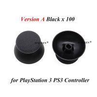 【discount】 kgqmss อะไหล่ทัมป์สติ๊กแบบแอนะล็อก3D สีดำ100ชิ้นสำหรับตัวควบคุม3 PS3