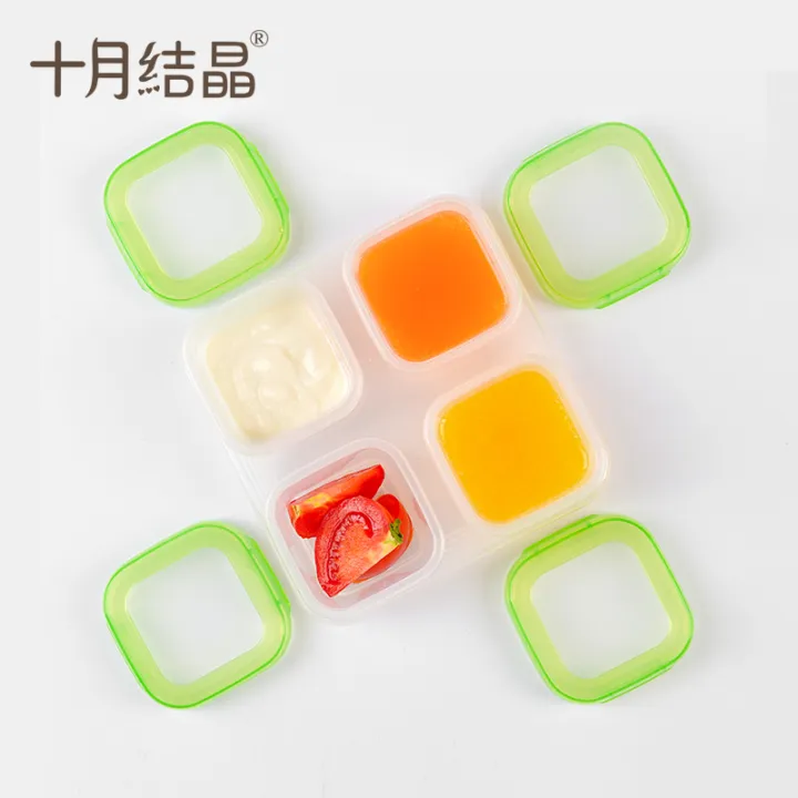 Ten-month crystallized baby food supplement box snack box baby portable ...