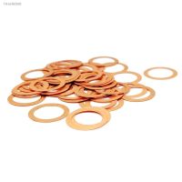 ㍿☞❁ Copper Flat Washer 7x10x0.1 Seal Gasket inner diameter 7mm Sealing Ring Thin Sheet T3 Red copper washer