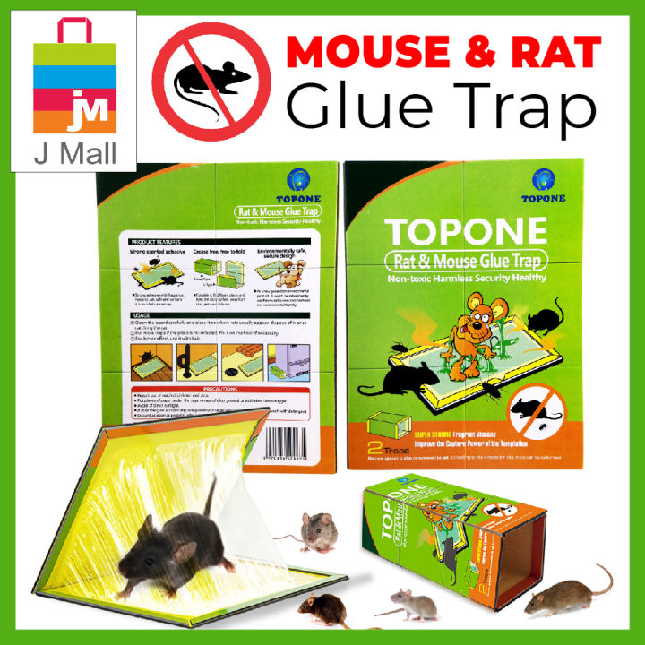 Mouse Glue Adhesive For Mouse Trapping Indoor Outdoor Easily Set-able Super  Strong Mouse Trapping Glue