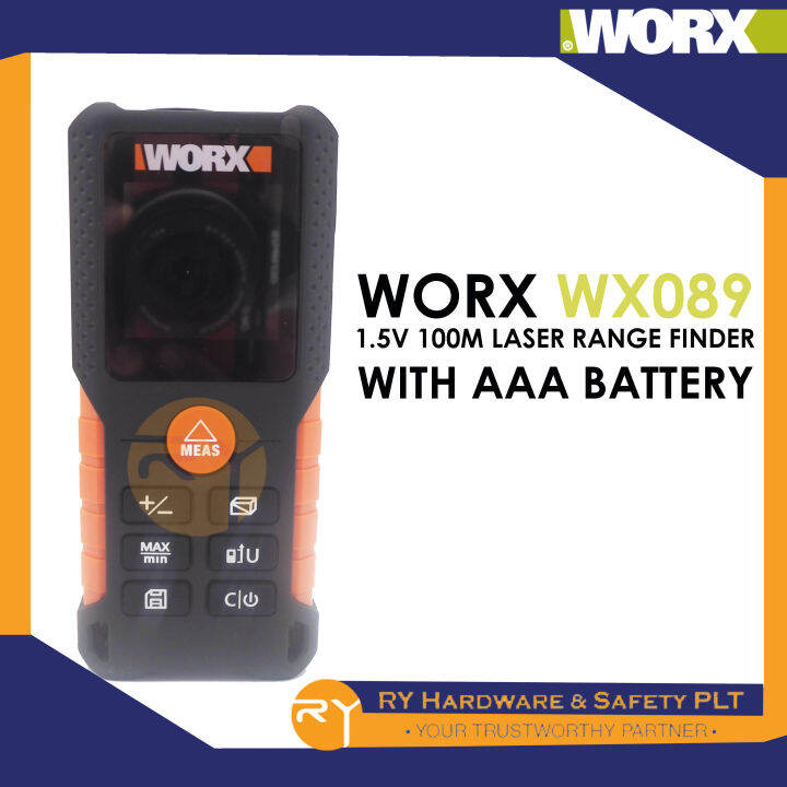 WORX WX089 1.5V 100M LASER RANGE FINDER WITH AAA BATTERY PENCARI