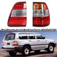 ไฟเบรคหลังไฟท้ายรถยนต์ด้านซ้ายและขวาสำหรับ1998-2007 Toyota Land Cruiser Dunzheng9084295สัญญาณไฟรถยนต์ภายในภายนอกรถยนต์