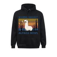 Wanna Smoke Alpaca Bowl Shirt Funny Alpaca Premium Sweatshirts For Women Printing Summer Autumn Hoodies Oversized Clothes Size Xxs-4Xl