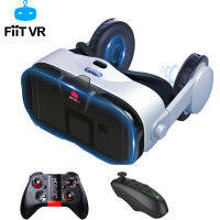 2022FiiT 112 FOV VR แว่นตาเสมือนจริงระยะไกล3D Android กระดาษแข็ง VR 3D ชุดหูฟังสเตอริโอหมวกกันน็อคกล่องสำหรับมาร์ทโฟน4.0-6.2นิ้ว