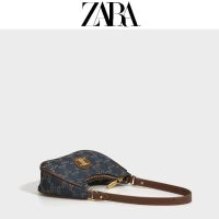 Zara○ รู้สึกอาวุโสแฟชั่นสไตล์ตะวันตก2023ผู้หญิงกระเป๋าแบบหนีบแขนฤดูร้อนกระเป๋าสะพายข้างโจ๊กเกอร์ใหม่