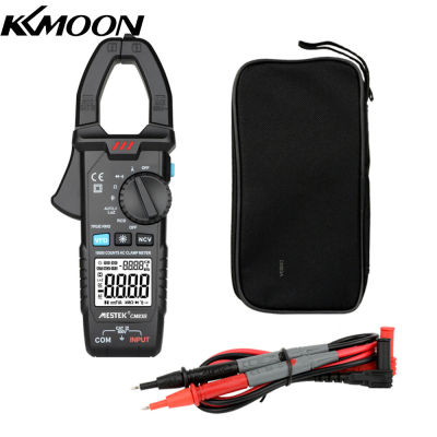 KKmoon MESTEK ดิจิตอลแคลมป์มิเตอร์600A AC 600V AC/DC แรงดันไฟฟ้าการวัดความจุที่ทดสอบไฮโกรมิเตอร์ Backlight เครื่องทดสอบ NCV มัลติมิเตอร์