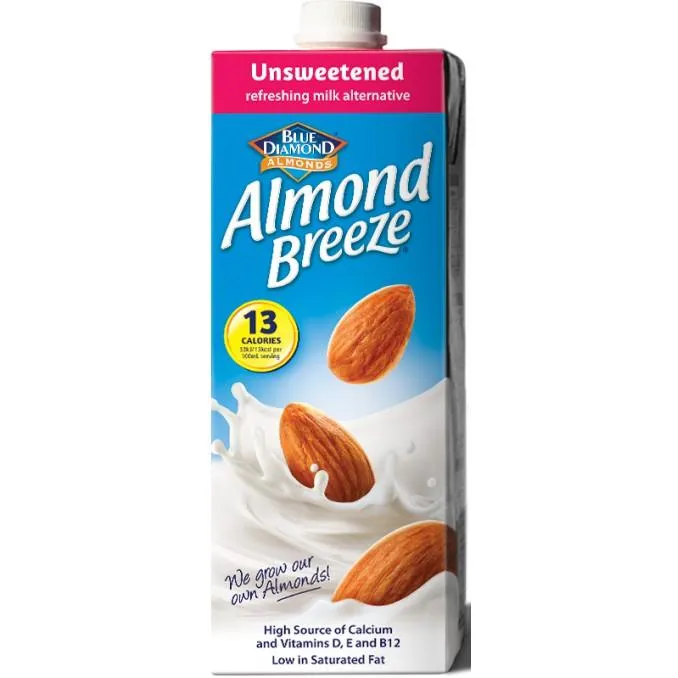 Almond Breeze Unsweetened Almond Milk 1 Liter Lazada