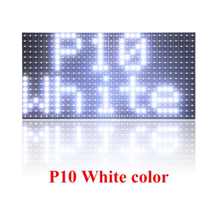 worth-buy-320-160มม-32-16พิกเซล-p10กึ่งกลางแจ้งสีแดง-ขาว-เขียว-น้ำเงินโมดูลจอแสดงผล-led-สีเดียว