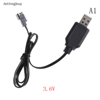 Jettingbuy】รถสำหรับรีโมทคอนโทรลอะแดปเตอร์ชาร์จในรถยนต์ USB ชุดแบตเตอรี่สำหรับของเล่นบังคับด้วยรีโมท DC 3.6V-7.2V