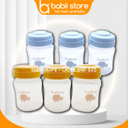 Bình trữ sữa Babuu Baby Nhật Bản 150ml Set 3 bình