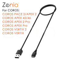 Zenia สายชาร์จชาร์จนาฬิกาข้อมือแบบหนีบสำหรับ COROS APEX Pro VERTIX 2 PACE2 APEX2 PACE 2 APEX 42mm/46mm VERTIX2 กีฬาอุปกรณ์เสริมสำหรับนาฬิกาอัจฉริยะ